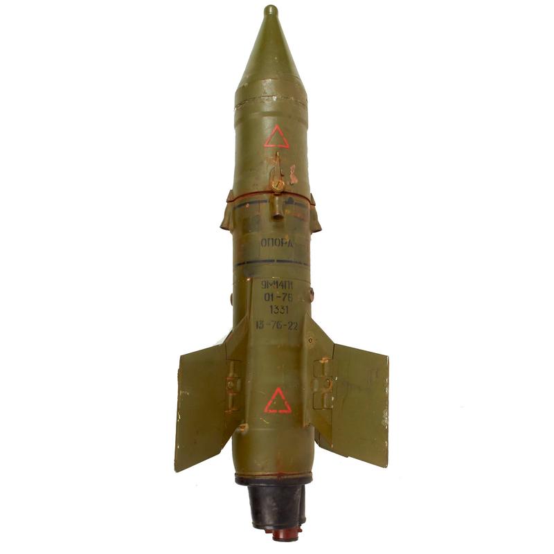 Original Soviet Russian Cold War 9M14 Malyutka / AT-3 Sagger Trainer Missile - Dated 1976 - Inert