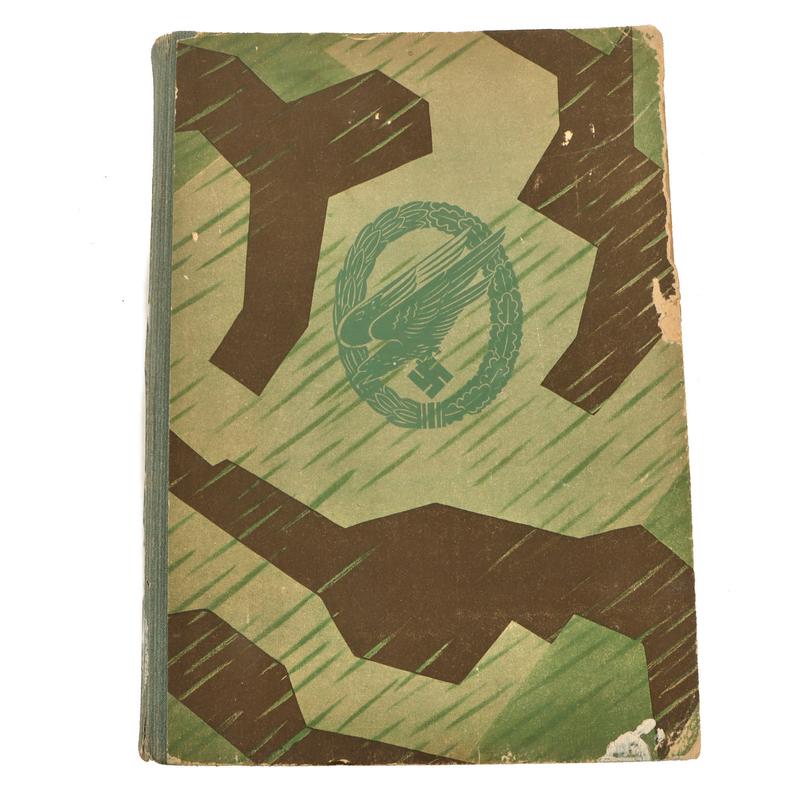 Original German WWII 1942 Luftwaffe \"KRETA, SIEG DER KHNSTEN\" Battle of Crete Commemorative Propaganda Book