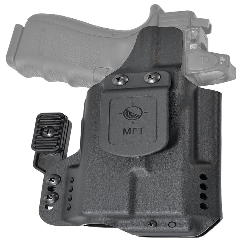 Mission First Tactical Pro Series IWB/OWB Holster for Glock 43X, Ambidextrous, Light-Compatible H5GL3WL7