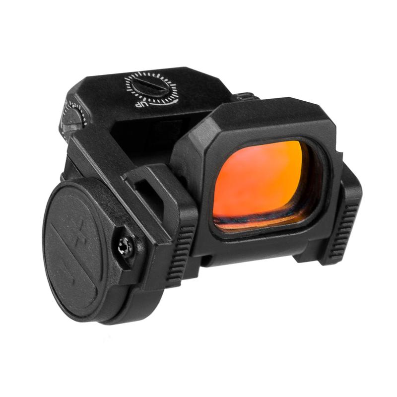 NcSTAR FlipDot Pro Red Dot Reflex Optic, Folding Lens, 3 MOA, Black, RMR/Picatinny/Glock mounts VDFLIPPRO