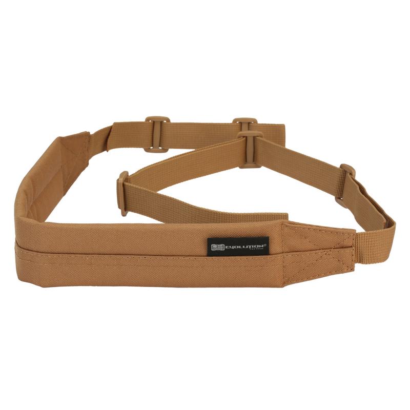Evolution Outdoor EVODS Padded 2-Point Rifle Sling, Adjustable Nylon Webbing, Coyote  51319-EV