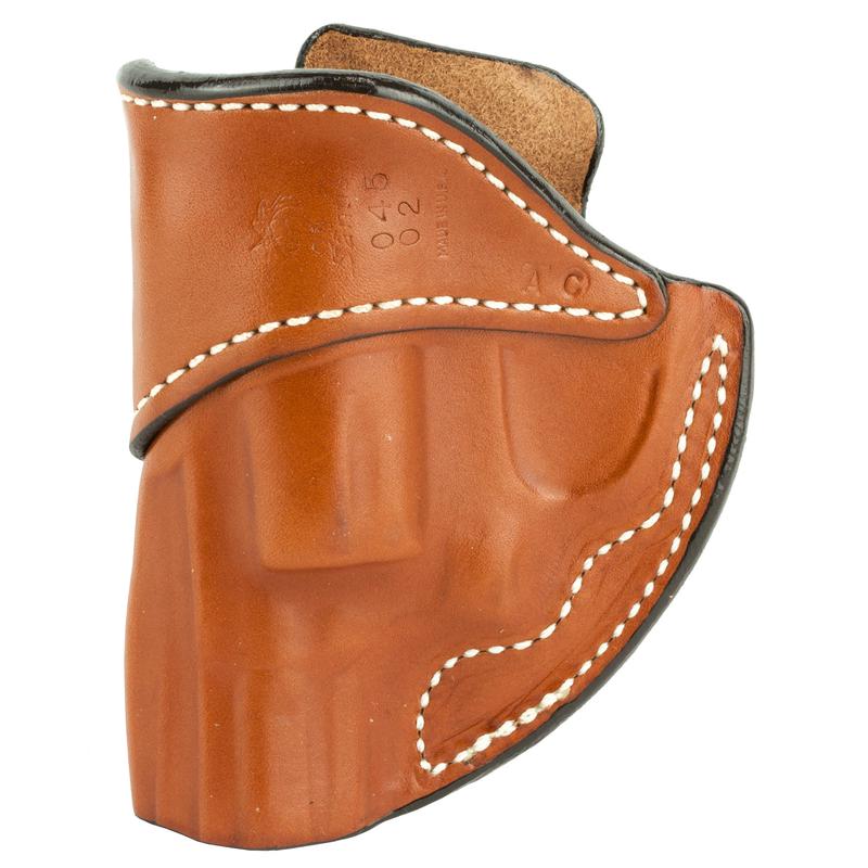 DeSantis Gunhide Summer Heat Inside-the-Waistband Leather Holster, Right-Hand, S&W J-Frame 2 in, Tan - 045TA02Z0