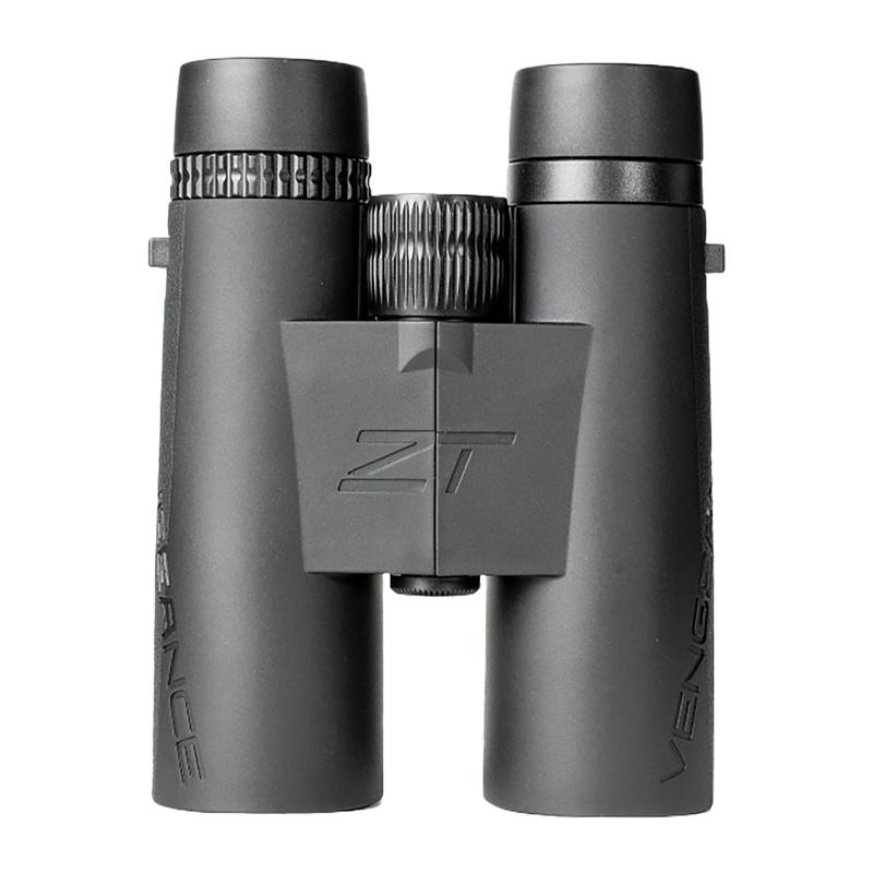 Zero Tech Optics Vengeance 10x42 Roof Prism Binoculars, Waterproof BAK4 Glass, Black VG1042