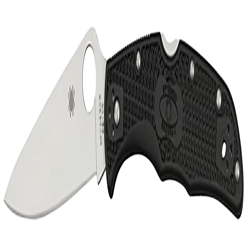 Spyderco Endura 4 Lightweight Folding Knife, VG-10 Satin Blade, Black Fiberglass-Reinforced Nylon Handle - C10FPBK