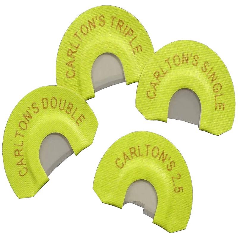 Wayne Carlton\'s Calls Essential Elk Diaphragm Call 4-Pack, Premium Flex Infinity Latex, Stack Case 70314