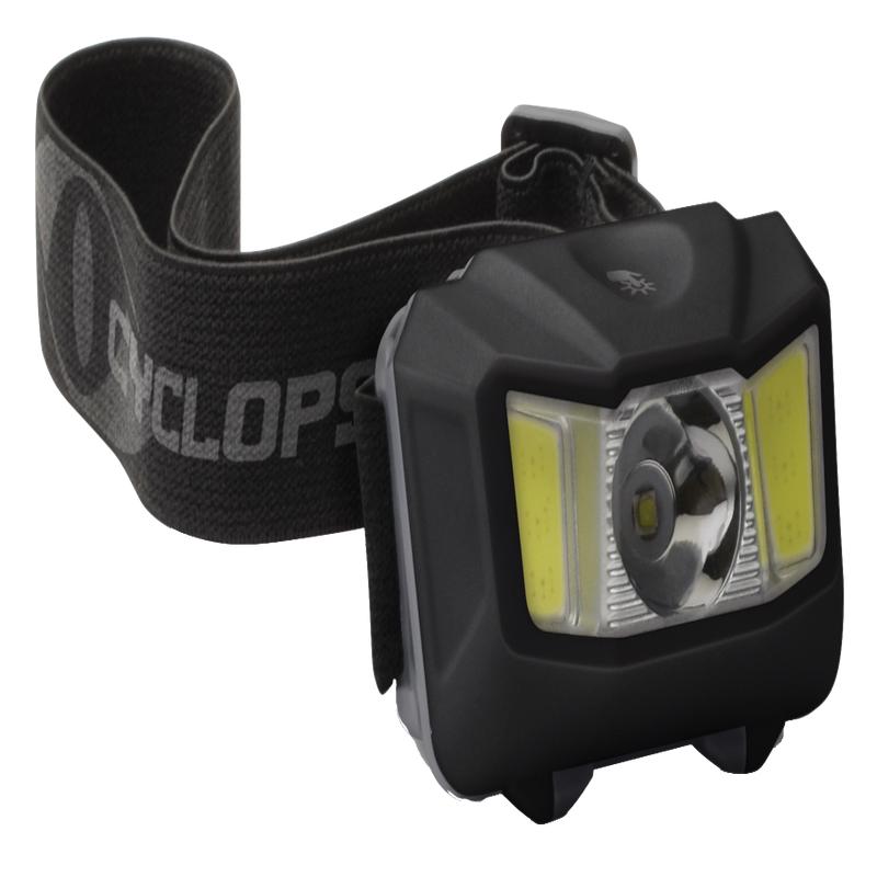 Cyclops Hero Conductive Touch Headlamp, 250-Lumen Cree XPG LED, Tri-Mode, CYCHL250