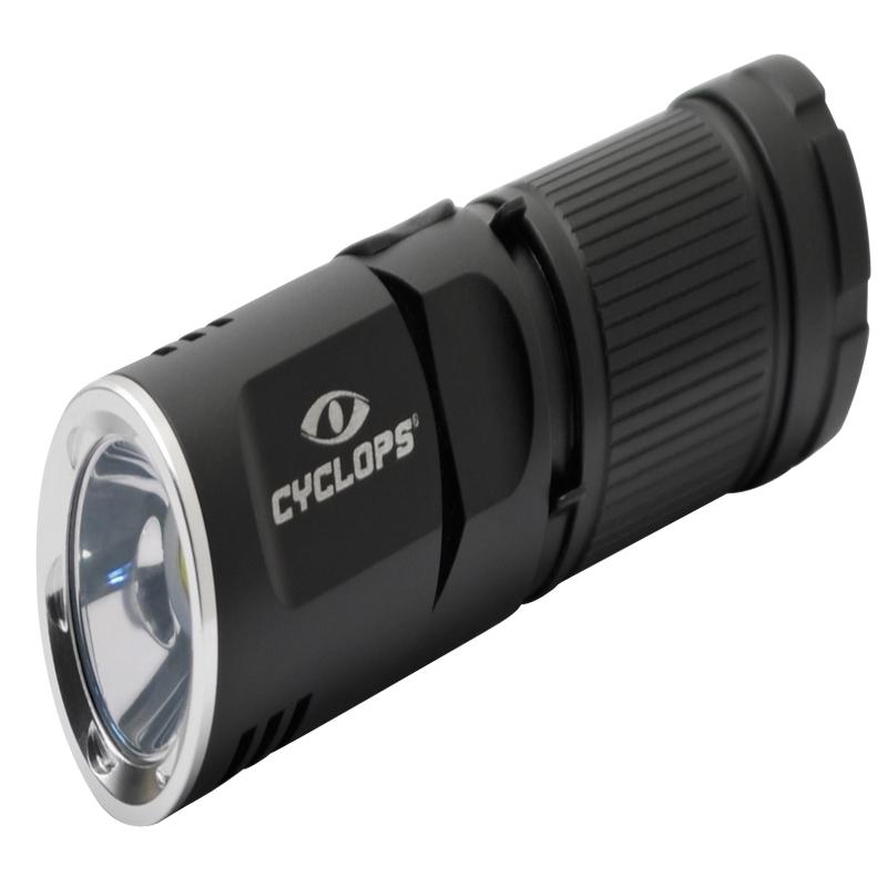 Cyclops Rechargeable LED Flashlight with 90 Swivel Head, 400/160 Lumens, USB-C  CYC-FLX400