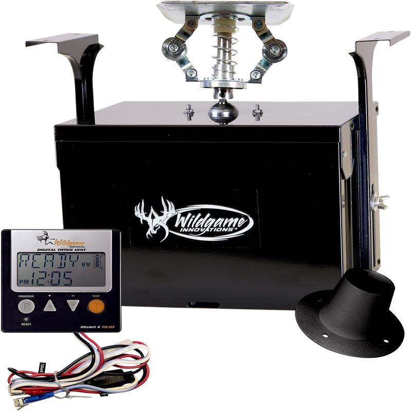 Wildgame Innovations Evolution Digital Game Feeder Kit, 6 Feed Times, 6V Timer, 130 Sec  WGIPU0030