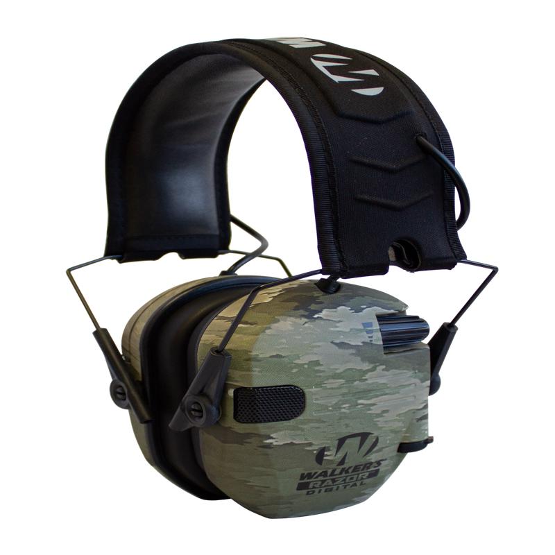 Walkers Game Ear Razor PRO Digital Earmuff, 23 dB Noise Reduction, ATACS-IX Camo/Black, GWPDRSEMAIX
