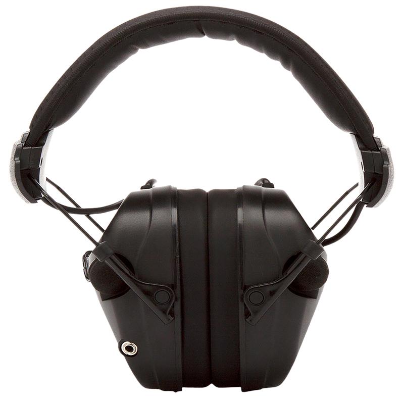 Pyramex Venture Gear Sentinel Electronic Earmuff, Over-the-Head Hearing Protection, 26 dB NRR, Black - VGPME20