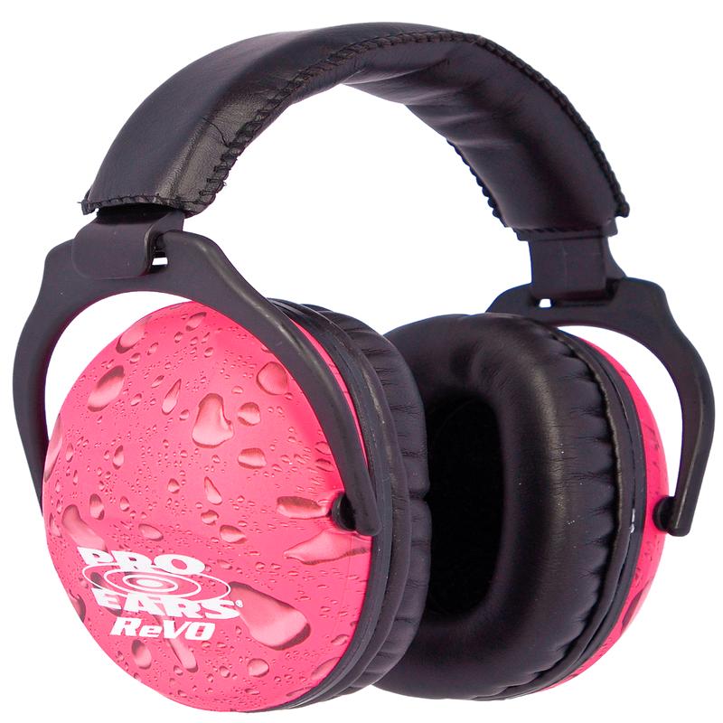 Pro Ears ReVO Youth Passive Earmuff Hearing Protection, 26 dB Noise Reduction, Pink Rain, PE26UY016