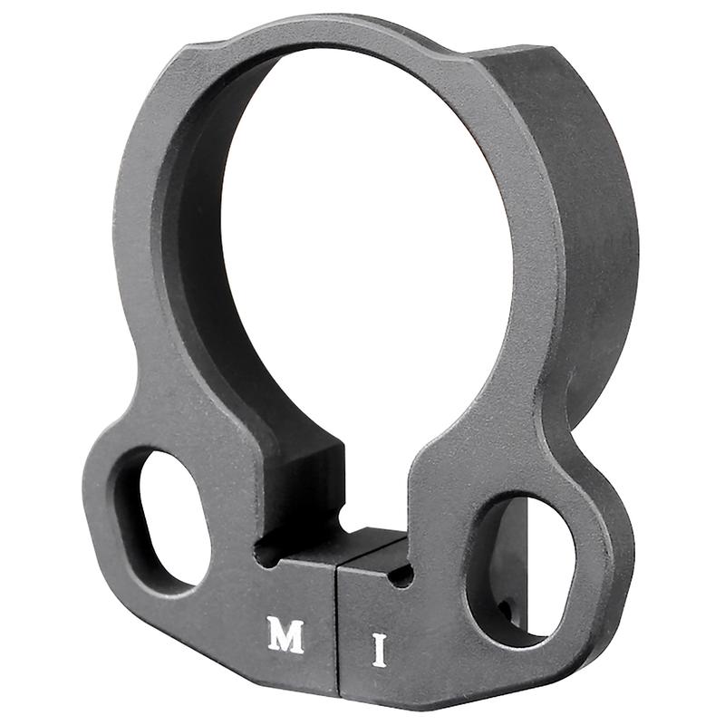 Midwest Industries AR-15 Loop End Plate Sling Adapter, 6061 Aluminum, Black  MCTAR-13