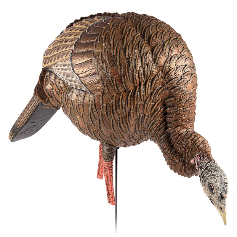 AVIAN X (GSM) HDR Feeding Hen Turkey Decoy with Carbon Stake and Bag, AVXAVX8107