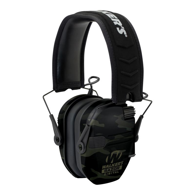 Walkers Game Ear Razor PRO Digital Electronic Earmuffs, 23 dB Hearing Protection, GWPDRSEMMCCG