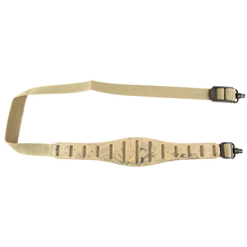 Quake Claw Contour Rifle Sling with Quick-Disconnect Flush Cup Swivels, Sand Camo 53020-6