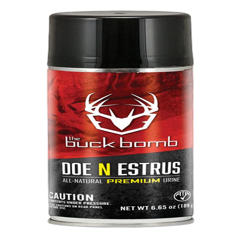 The Buck Bomb Doe in Estrus Deer Attractant Aerosol, All-Natural 6.65 oz Can, BB-200050
