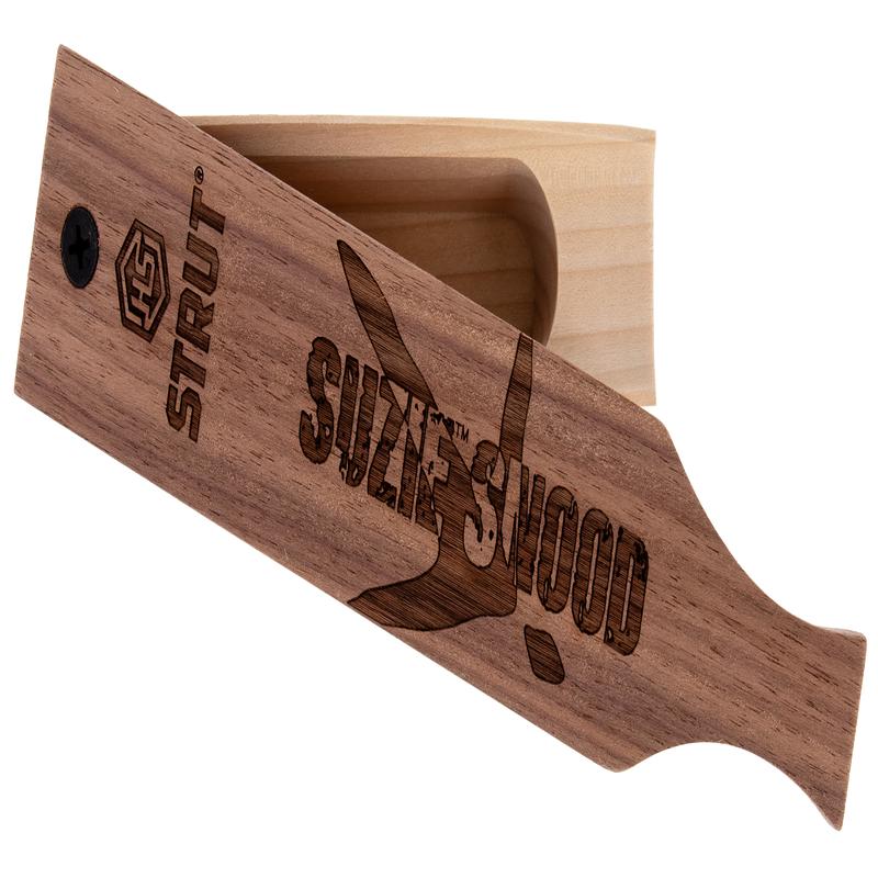 Hunters Specialties Suzie Snood Box Turkey Call, Poplar Body & Walnut Paddle HSSTR100169