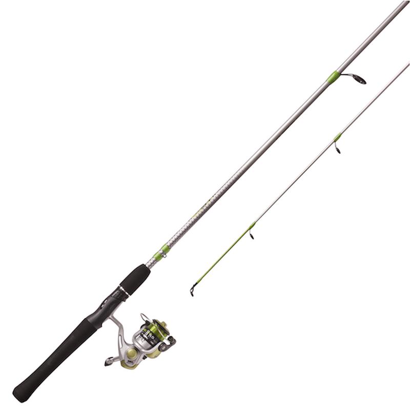 ZEBCO Stinger 50 Size 7\' 2-Piece Medium Heavy Spinning Combo, Durable Fiberglass Rod, 21-39114