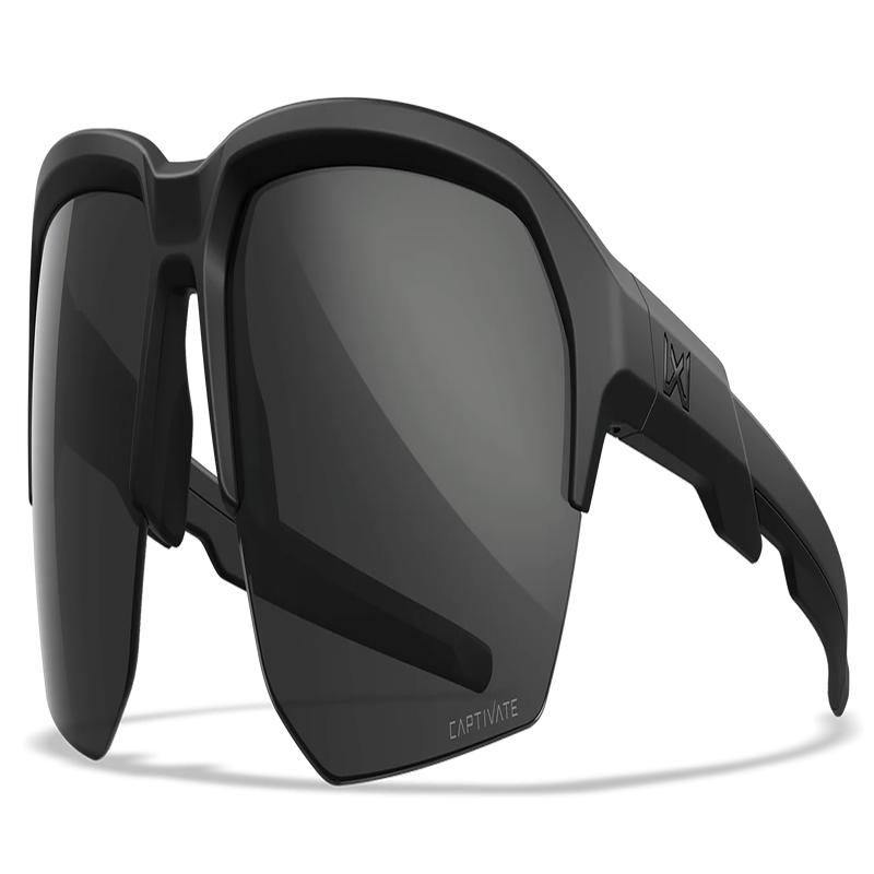 Wiley X JAKL Tactical Sunglasses - Matte Black, Gray Non-Polar Lens, CHJKL02