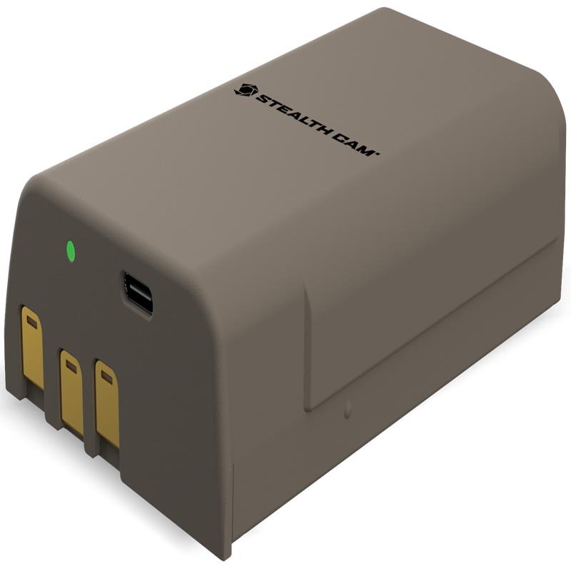 Stealth Cam FieldMAX 12-Volt 5,000 mAh Lithium Rechargeable Battery Cartridge for Trail Cameras STC-RLCMAX