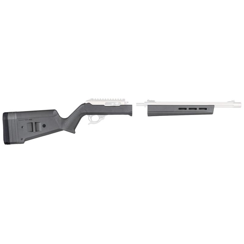Magpul Industries Hunter X-22 Takedown Stock for Ruger 10/22, Grey, Adjustable LOP & M-LOK, MAG760-GRY