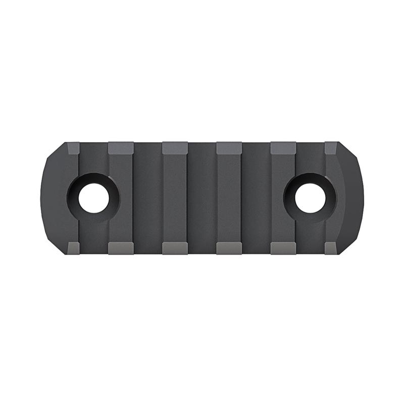 Magpul Industries M-LOK Aluminum Rail Section, 5-Slot Picatinny Accessory, MAG581-BLK