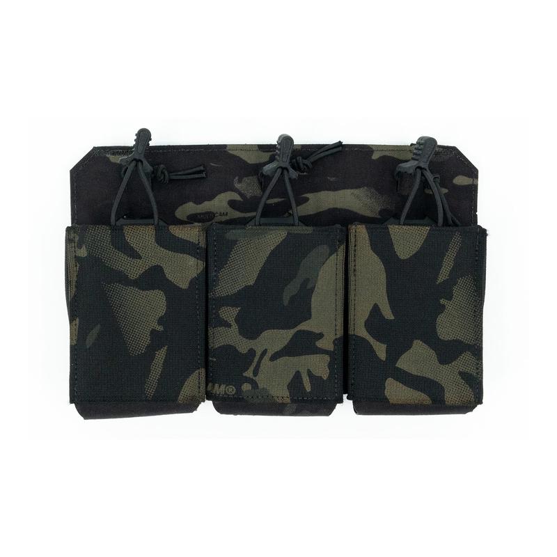 Haley Strategic Partners Incog Triple Rifle Magazine Placard, MP2 Inserts, MultiCam Black TPC_IC_TRMP_MP2-1-3-MCB