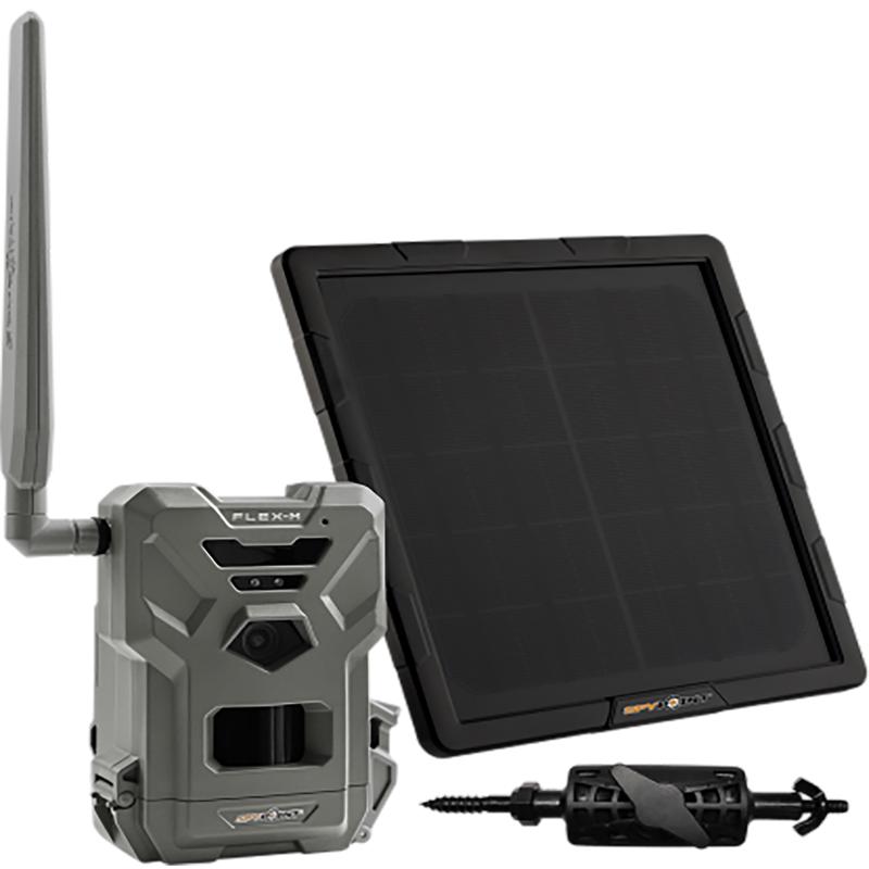 Spypoint FLEX-M Cellular Trail Camera Solar Bundle with SPLB-10 Compact Panel 01843