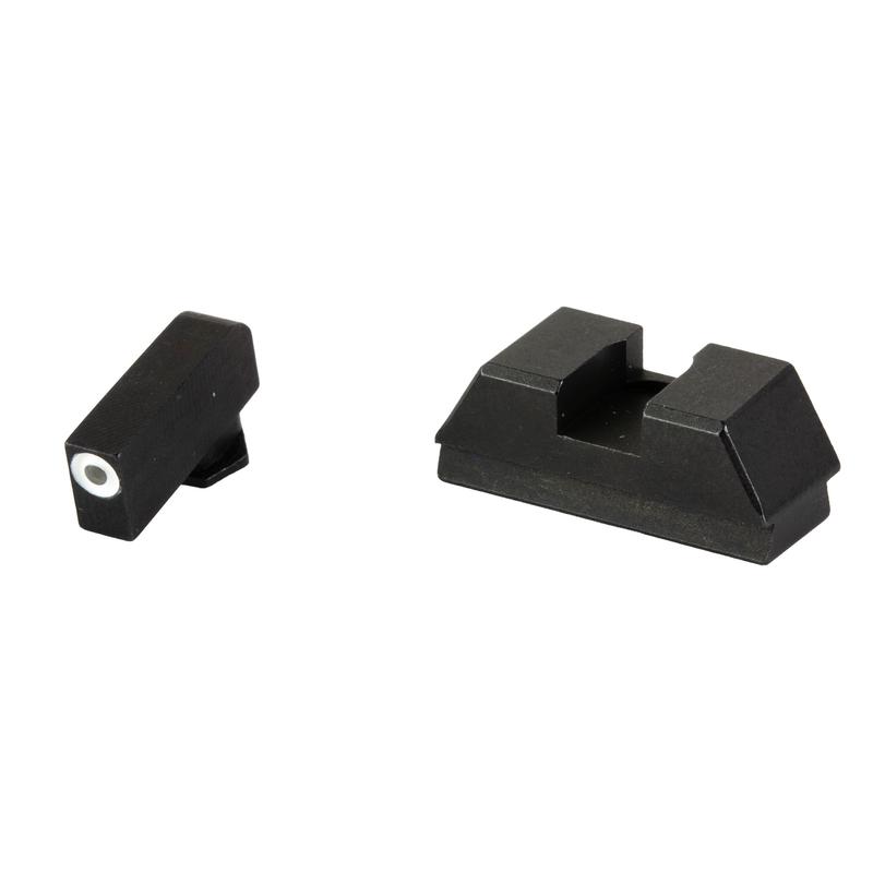 AmeriGlo Optic-Compatible L-Tall Tritium Sight Set for Glock 43X/48 MOS, GL-480