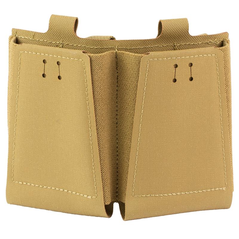 GBRS Group Double Rifle Magazine Pouch, MOLLE/Belt Compatible, Coyote Brown  GEAR-DRMP-5.56-BR-CB