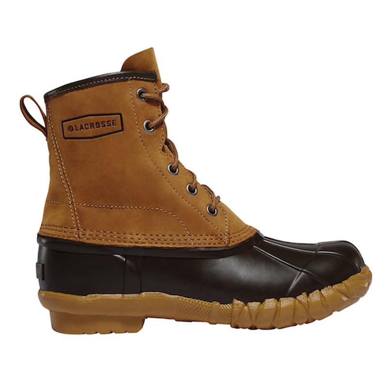 LACROSSE BOOTS Women\'s Uplander 6-Inch Waterproof Brown Duck Boot with Steel Shank  635172