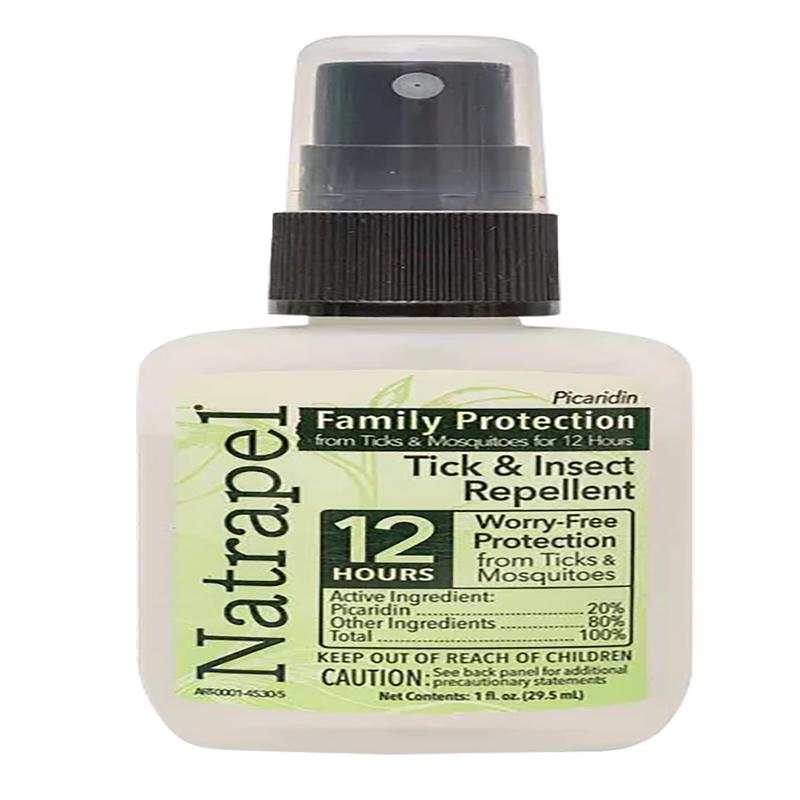 Natrapel Picaridin Insect Repellent Spray  12 Hour Protection, 1 oz Travel Size, 20% Picaridin, 00066850