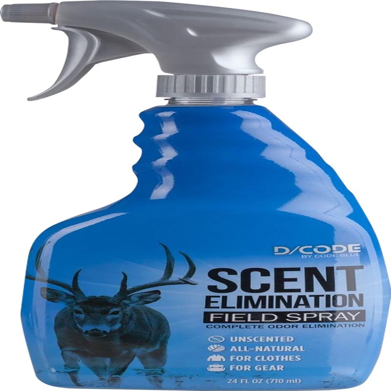 Code Blue D/Code Scent Elimination Field Spray, Unscented 24 oz Trigger Bottle  OA1307