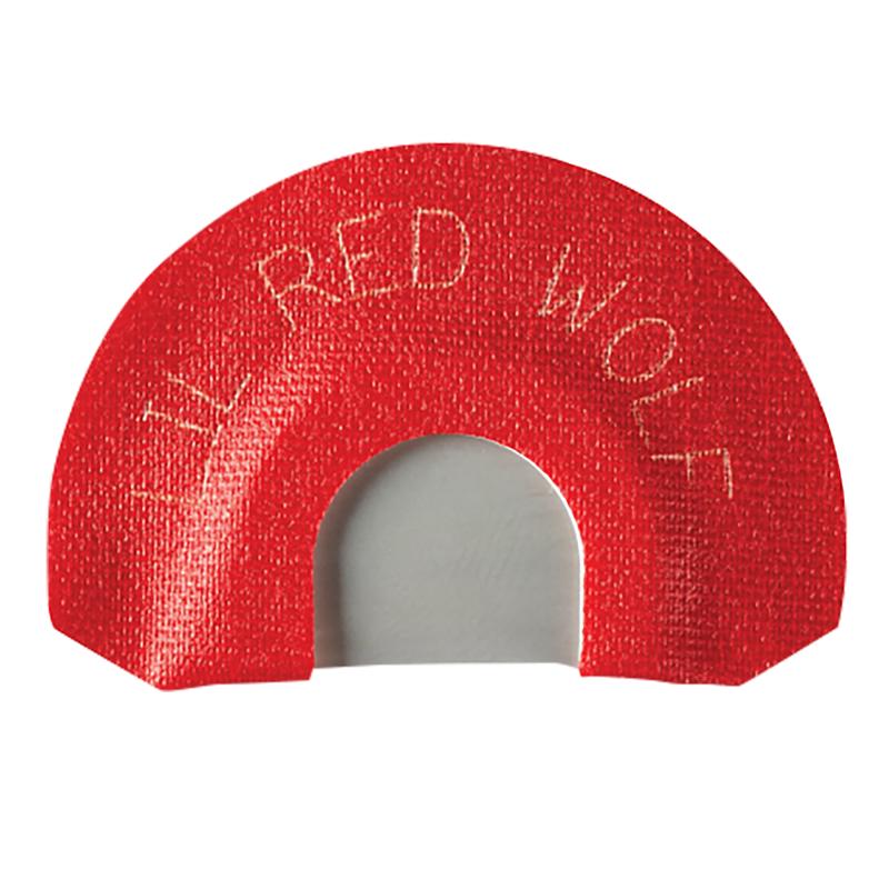 Hunters Specialties Johnny Stewart Lil Red Wolf Howler Diaphragm Call, 4-Reed Premium Flex, HSJSWH1