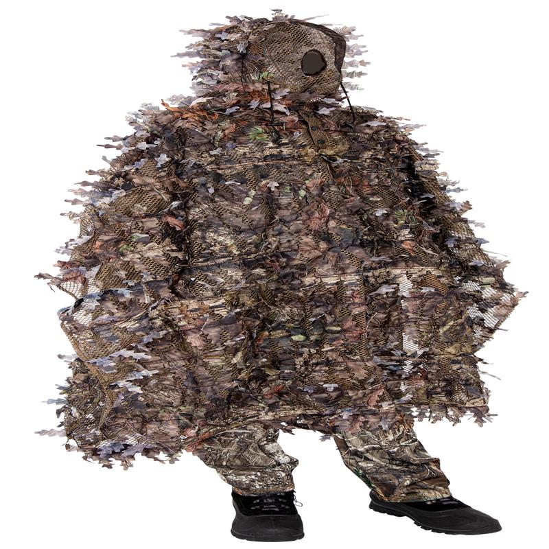 Ameristep 3D Leafy Hunting Poncho, Mossy Oak Break-Up Country Camo, One Size Fits Most  AMSAMEAC0203