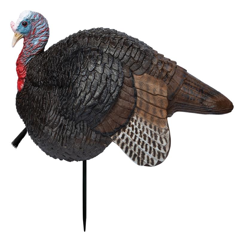 Primos Lil\' Gobbstopper Jake Turkey Decoy, Lightweight Collapsible Design with Stake, 69074