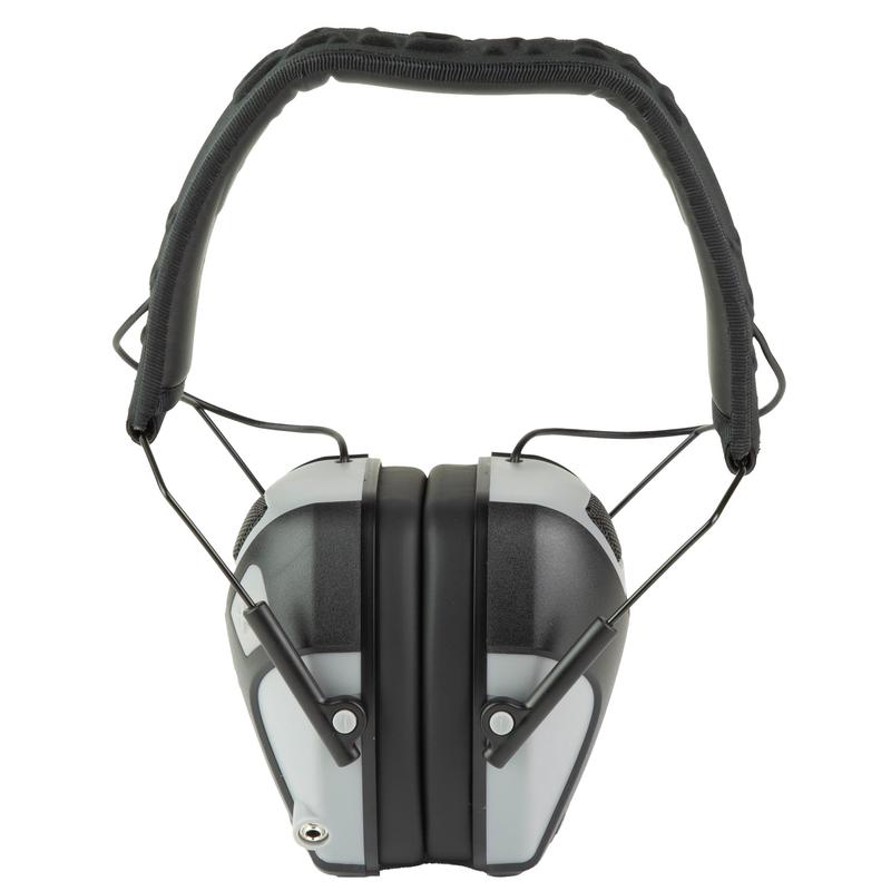Caldwell E-Max Pro Electronic Earmuffs, 23 dB Noise Reduction Rating, Low-Profile, Gray - 1099602