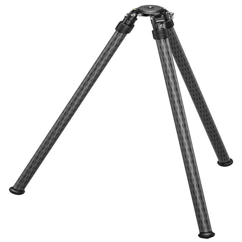 LEOFOTO USA SO-322CX Inverted 2-Section Carbon Fiber Tripod, X-Version Angle Stop, 6.3063.98 in, 75mm Bowl/Platform