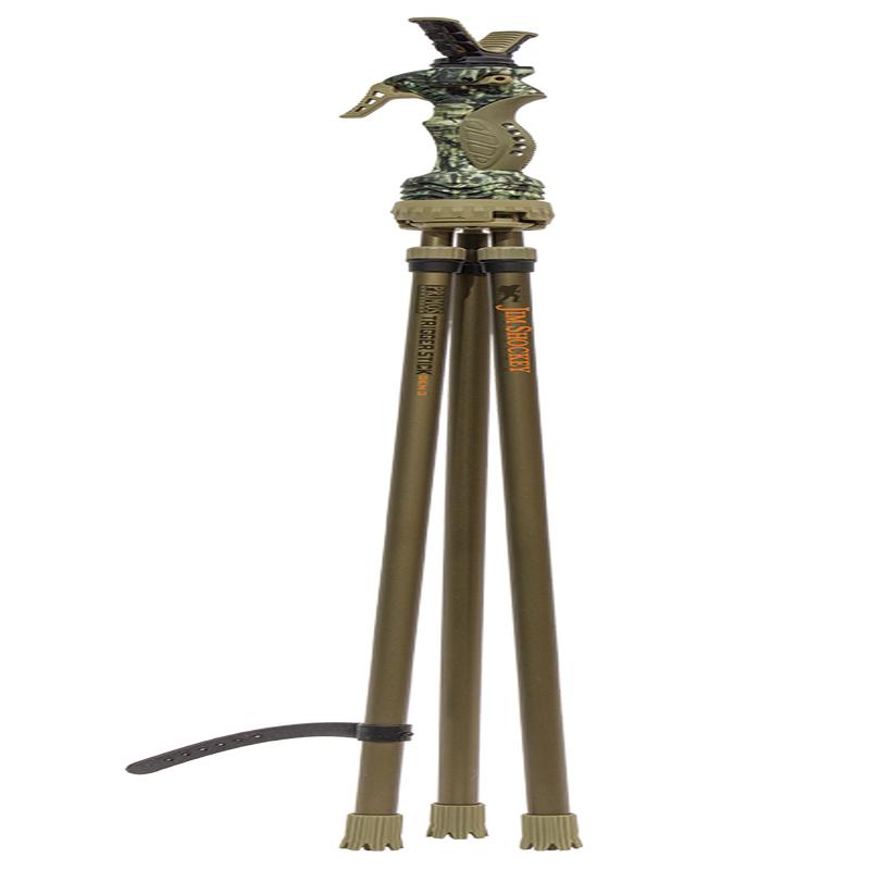 Primos Trigger Stick Gen3 Tall Tripod Shooting Stick, One-Hand Adjust 24-62 in, Quick Detach Yoke, 65815