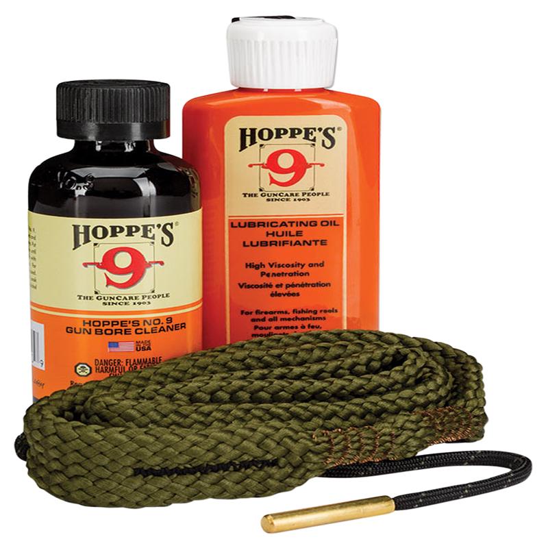Hoppe\'s 1-2-3 Done 20 Gauge Shotgun Cleaning Kit with BoreSnake, No. 9 Cleaner & Oil, 110020