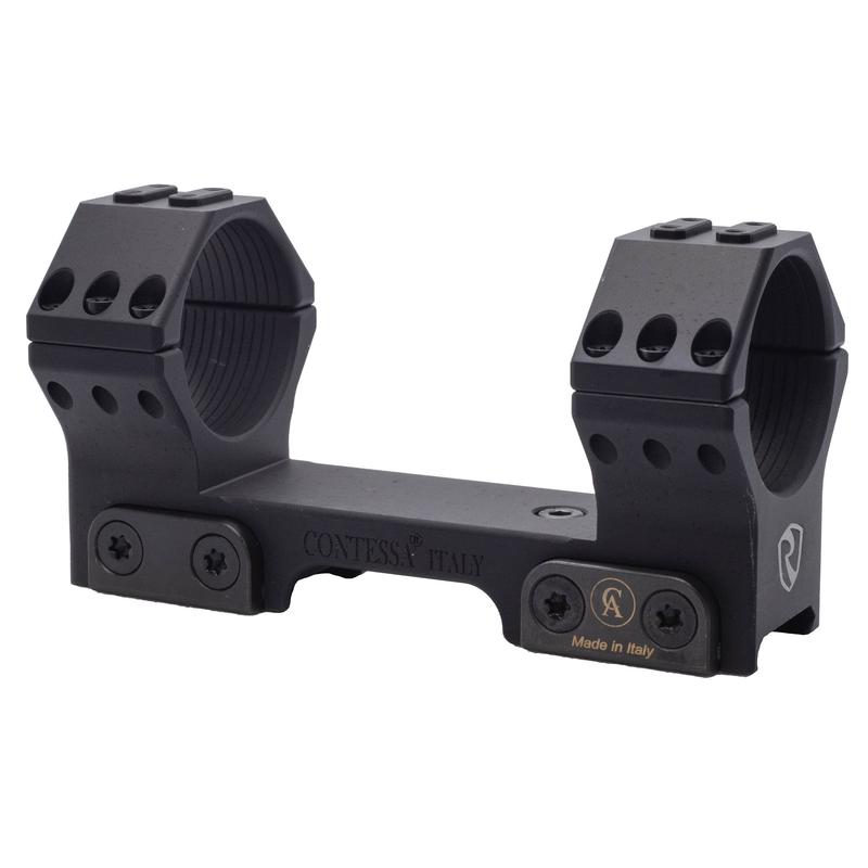 Riton Optics Contessa 34mm Picatinny Bolt-On Scope Mount, Hardened Steel, Bubble Level, 0 MOA  XRC34B23
