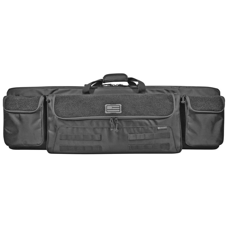 Evolution Outdoor Tactical Double Rifle Case, 42 inch, 1680D Heavy-Duty Black  51286-EV