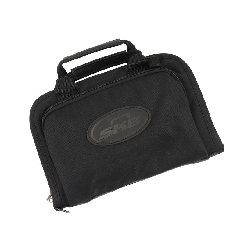 SKB Sports Dry-Tek Rectangular Handgun Bag, 11x7 in, Black, Moisture-Wicking  2SKB-HG96-BK