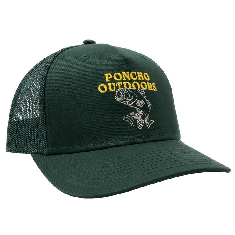 Green Bass Trucker Hat