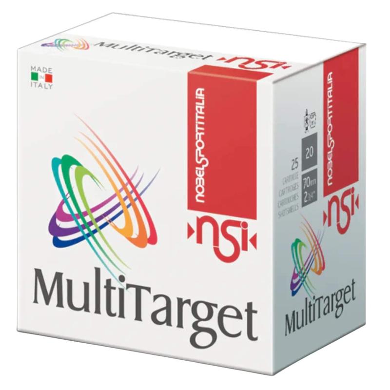 NSI Multitarget 20Ga 28Gram Lead 7.5s Target Load 2-3/4in. 1312fps Ammo