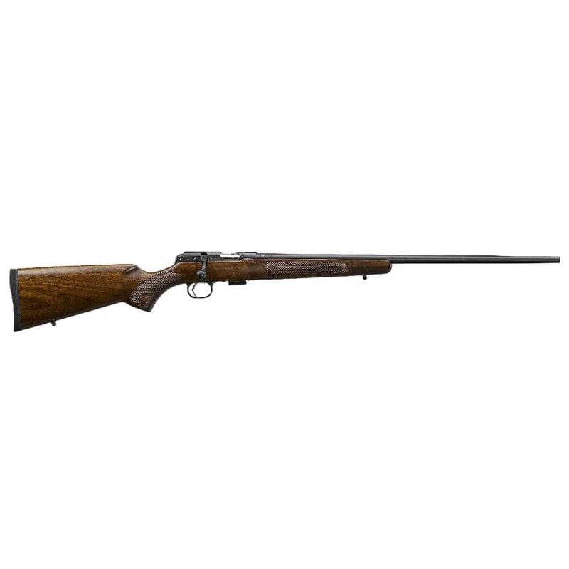 New CZ 457 American Walnut .22WMR RF/BA 5Rnd Mag Threaded 24in.