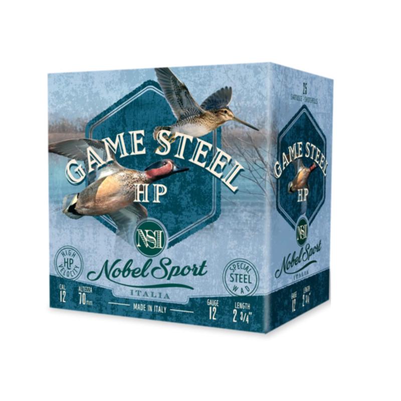 NSI Steel HP Steel Shot 12Ga 32Gram Steel 3s 2-3/4in. 1410fps Ammo