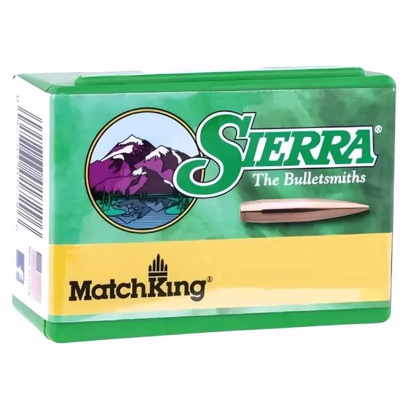 Sierra 22Cal .224 52gr MatchKing Hollow Point Boat Tail Projectiles