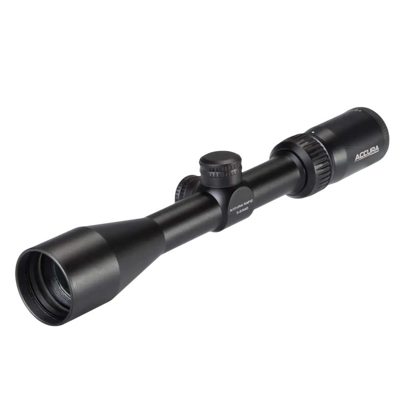 Accura Rapid 4-12x40 Plex Rifle Scope With Rings