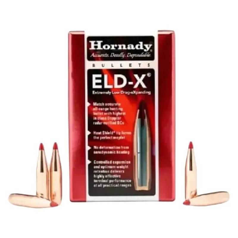 Hornady 270Cal .277 145gr ELD-X Projectiles
